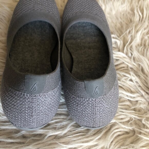 Allbirds 6 Grey Shoes Flats Slip On Mist Tree Breezers Gray Ballet Anthropologie - Picture 10 of 13